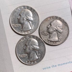 Vintage Sterling Silver Quarters Beautiful Condition
